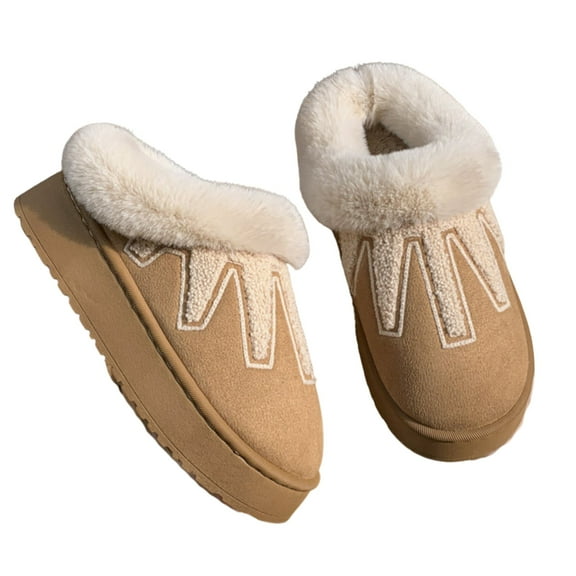 CHICOMEY Women's Winter Boots House Boots Sherpa-Lined Comfort Boots for Women with Non-Slip Rubber Sole Warm Indoor Outdoor Ankle Winter Boots for Women