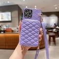 thumbnail image 1 of CHICOQUE Zipper Wallet Case Case for iPhone 16 Pro Max with Lanyard Strap Crossbody Leather Handbag Cover for iPhone 16 Pro/16 Plus/16, 1 of 10