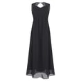 thumbnail image 1 of CHICTRY Big Girls Chiffon Lace Wedding Party Bridesmaid Ball Gown Juniors Maxi Dress,Sizes 4-16, 1 of 7