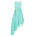 thumbnail image 1 of CHICTRY Flower Girls Dress Sequins Lace Birthday Party Dress Formal Occasion Chiffon Sleeveless Dress Teens Pageant Ball Gown A Mint Green 16, 1 of 5