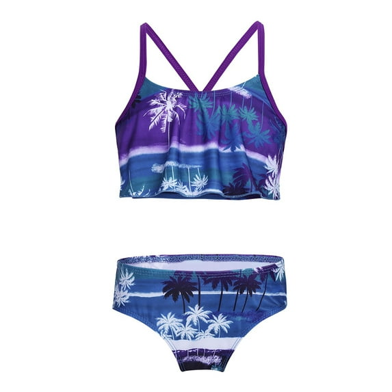 CHICTRY Girls 2-Piece Bikini Swimsuit Set Swimming Tops with Bottoms,Sizes 3-14