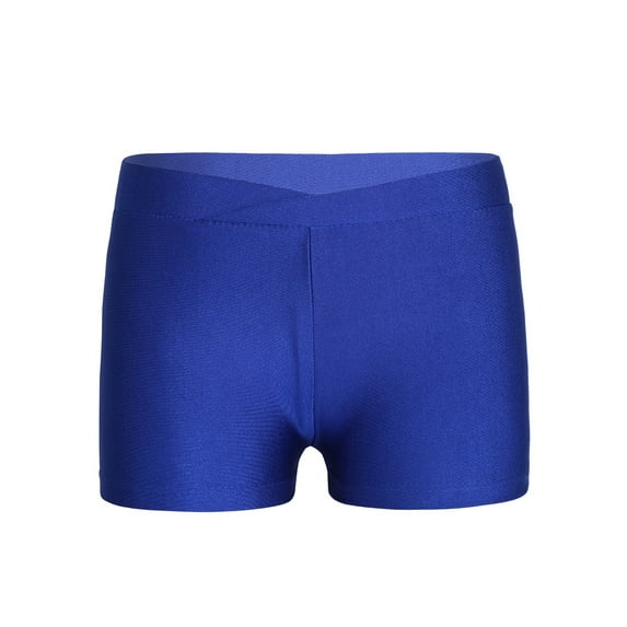 CHICTRY Girls Ballet Dance Shorts Gymnastics Athletic Yoga Booty Shorts Blue 2-3
