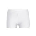 thumbnail image 1 of CHICTRY Girls Boy-Cut Slim Fit Yoga Volleyball Shorts Gymnastics Dance Booty Bottoms White 7-8, 1 of 6