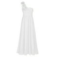 thumbnail image 1 of CHICTRY Girls Chiffon Princess Dress One Shoulder Flower Girl Party Ball Gown, 1 of 7