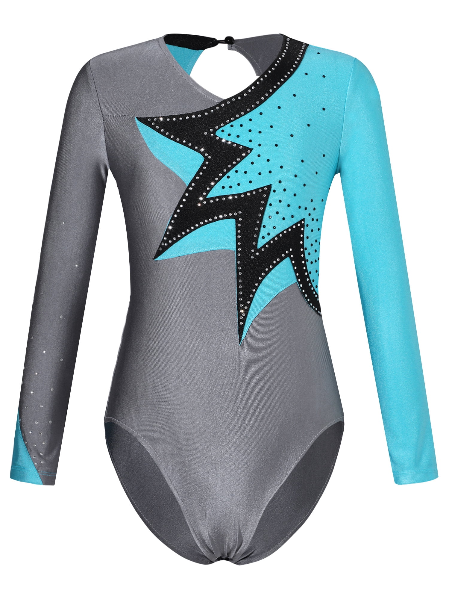 Alvivi Kids Girls Gymnastics Sleeveless Leotard With Booty Shorts Ballet Dance Unitard Activewear Purple Black 16 - View #9