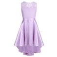 thumbnail image 1 of CHICTRY Girls Floral Lace Wedding Flower Girls Dress High-Low Hem Ball Gown, 1 of 6