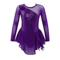 thumbnail image 1 of CHICTRY Girls Sequins Flowers Ballet Latin Jazz Dance Dress Hollow Back Dance Costume, 1 of 5