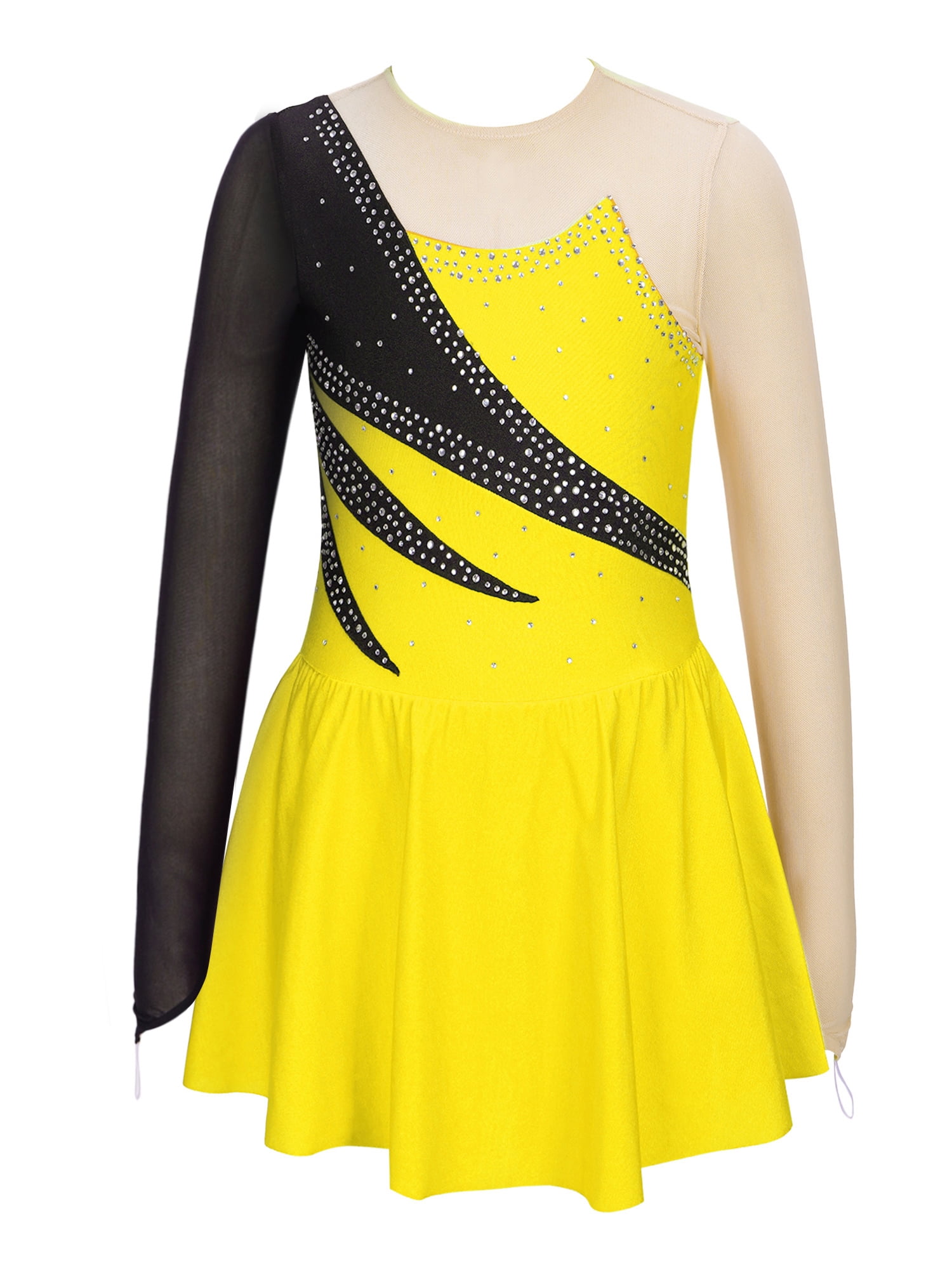 CHICTRY Girls Skating Costume Figure Skating Dress Dancewear for