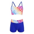 thumbnail image 1 of CHICTRY Girls Two Piece Swimwear Tankini Set Crop Tops with Shorts Swimsuit Royal Blue 4, 1 of 7