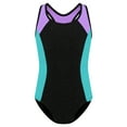 thumbnail image 1 of CHICTRY Girls Youth One-Piece Swimsuit Sleeveless Racer Back Surfing Diving Bodysuit Bathing Suit, 1 of 5