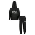 thumbnail image 1 of CHICTRY Kids Boys 2Pcs Tracksuit Sweatsuit Long Sleeve Hooded Pullover Sweatshirt with Sweatpants Jogger Set Black 7-8, 1 of 7