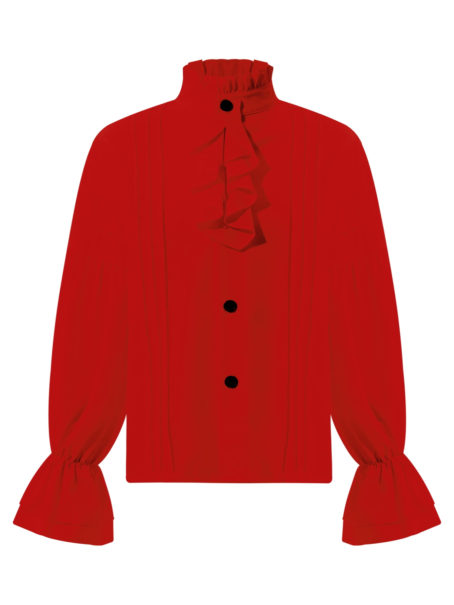 CHICTRY Kids Boys Pirate Shirt Renaissance Medieval Ruffle Blouse ...