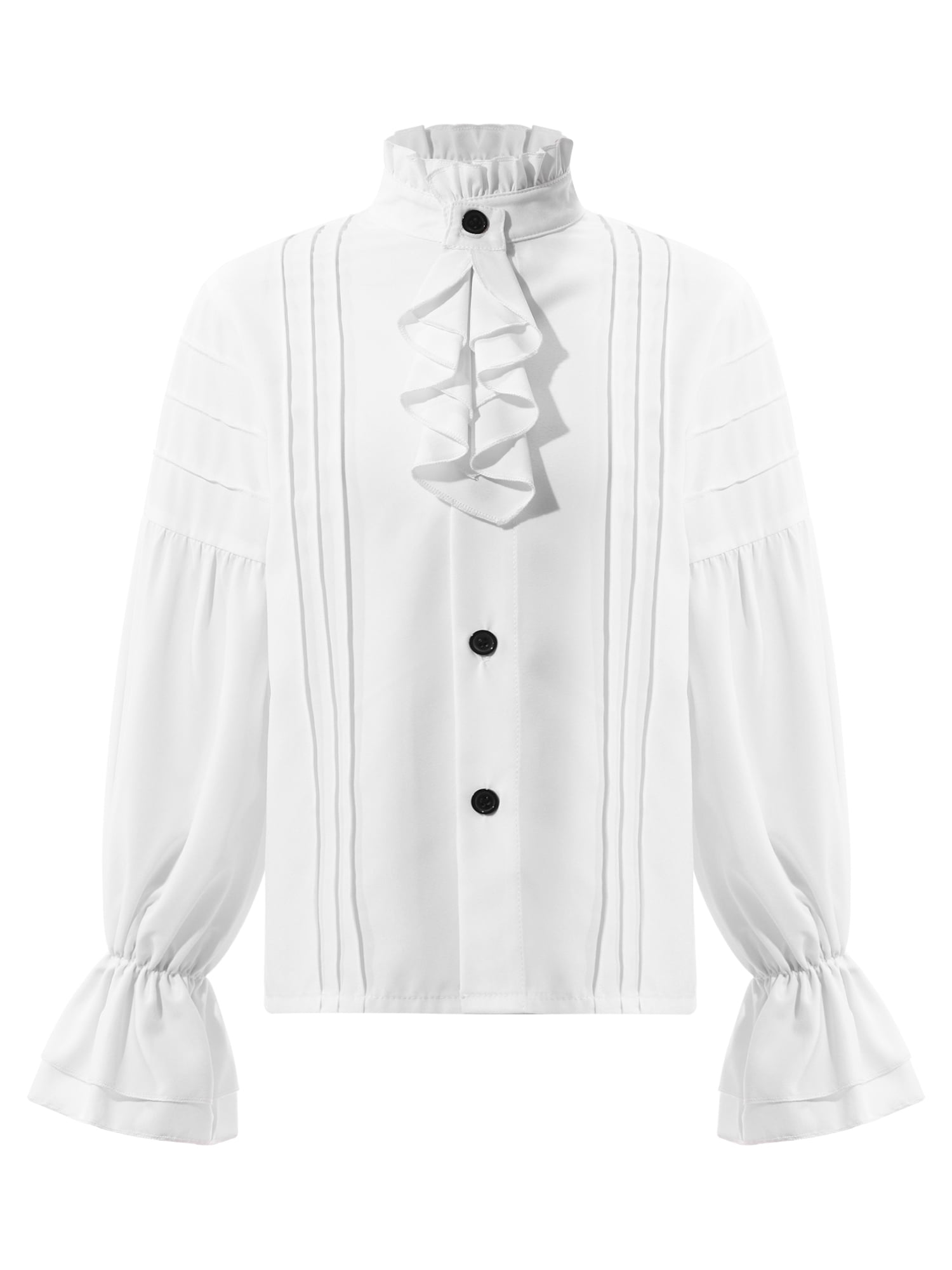 CHICTRY Kids Boys Pirate Shirt Renaissance Medieval Ruffle Blouse ...