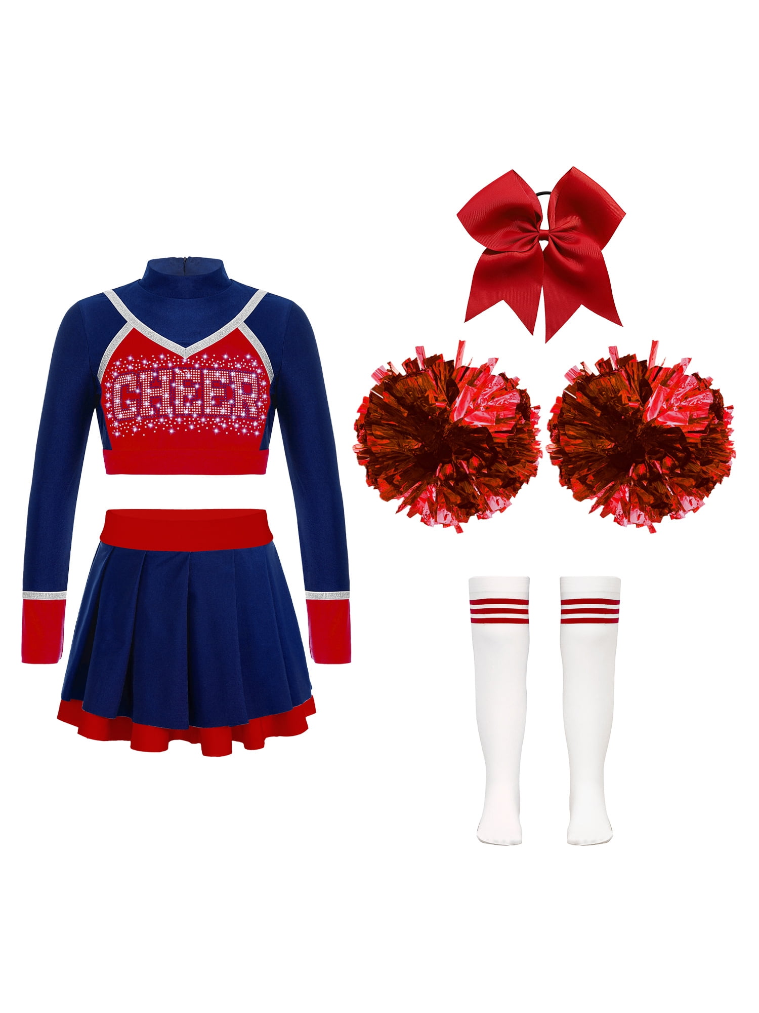 Amazon.com: ASAOHAO Girls Cheerleader Dress Kids