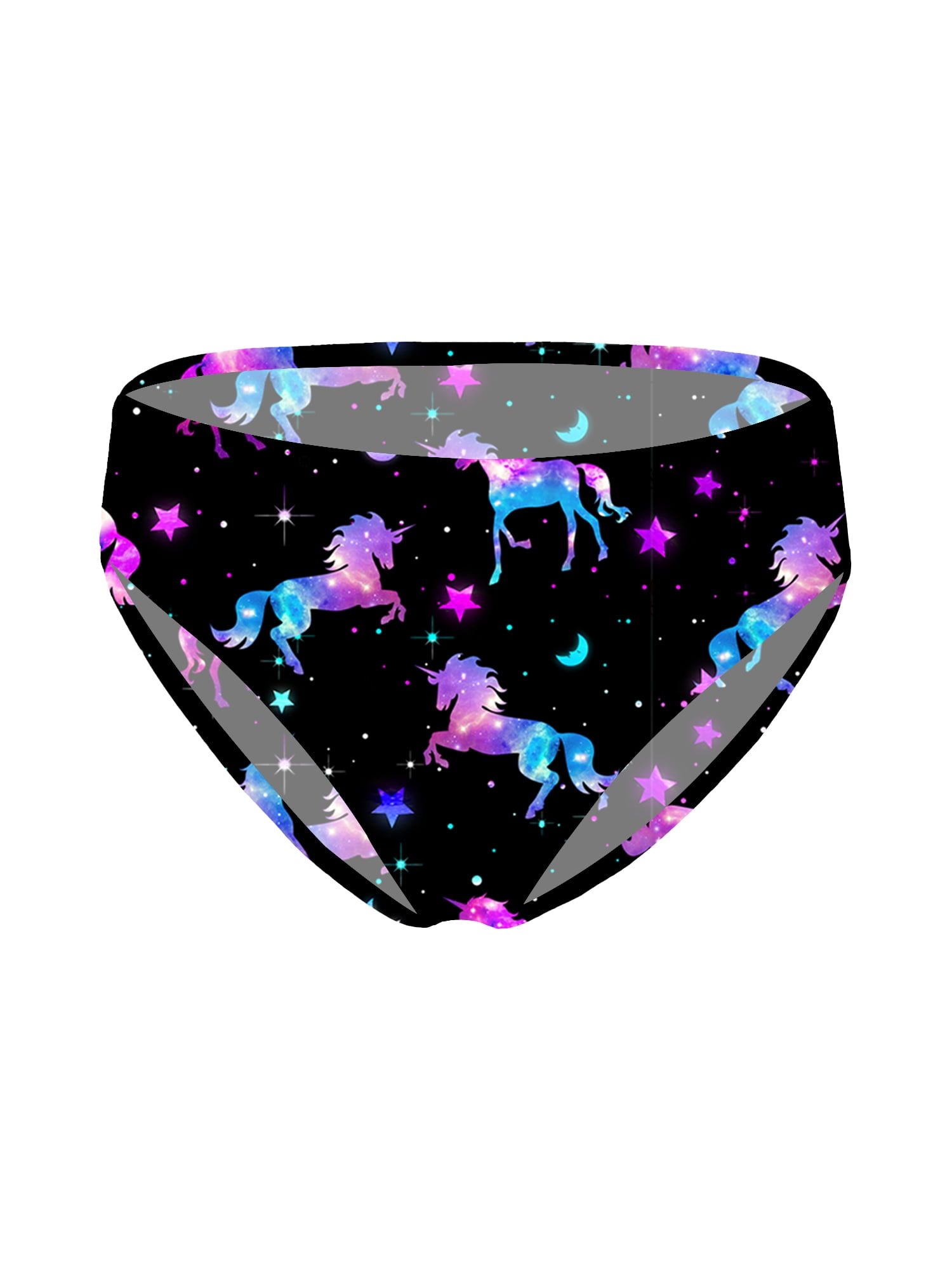 CHICTRY Kids Girls Solid Color Swim Triangle Briefs
