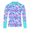 thumbnail image 1 of CHICTRY Kids Girls Tie Dye Upf 50+ Swim Tank Top Rash Guard Shirts Swim Pullover T Shirts Bathing Suits Colorful 8, 1 of 5