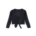 thumbnail image 1 of CHICTRY Kids Girls Warm-up Knit Cardigan Long Sleeve Ballet Dance Gymnastics Shoulder Wraps Sweaters, 1 of 4