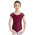 thumbnail image 1 of CHICTRY Little Girls Bowtie-Shaped Back Ballet Dance Gymnastic Leotard Outfit, 1 of 7