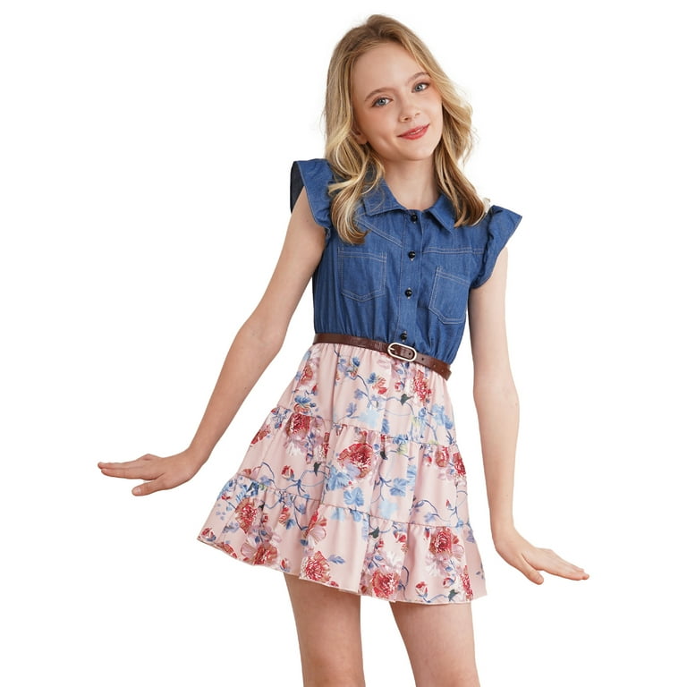 Floral Imprints Elegant Pink Dress Floral Imprints Elegant Pink Dress
