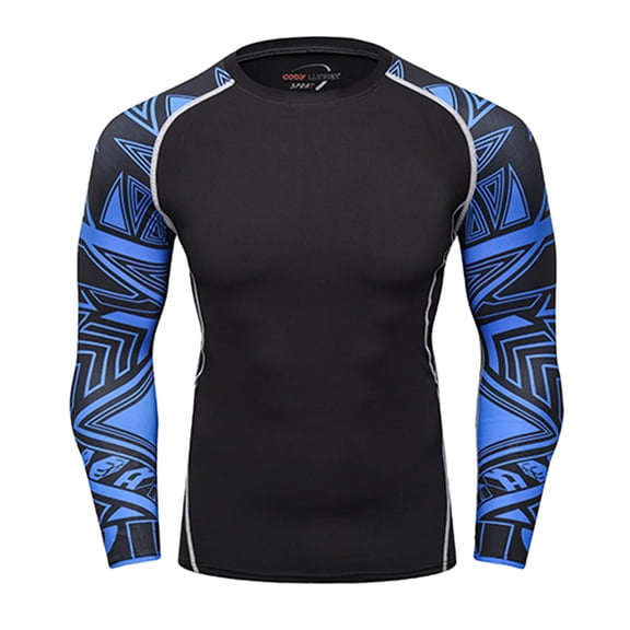 CHICTRY Men's Upf 50 Swim Top Quick Dry Muscle Sports Shirts Pull Over Rash Guard Swimwear Type D M
