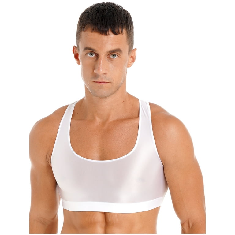 White gym crop top online