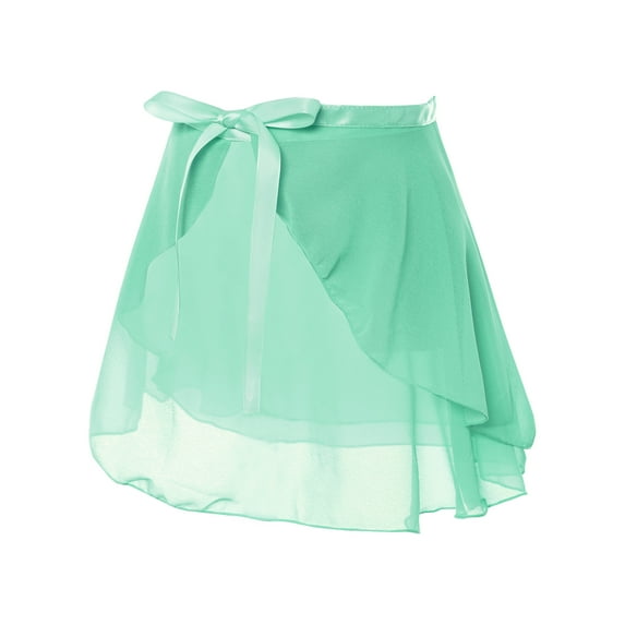 CHICTRY Toddler Little Girls Skirt Dancewear Ballet Dance Chiffon Wrap Mini Skirt