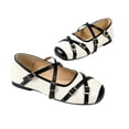thumbnail image 1 of CHICVOMEY Ballet Flats for Women Multi-Buckle Comfortable Low Heel Round Toe Graceful Mary Jane Shoes Women for Daily Office Formal Party School, 1 of 9