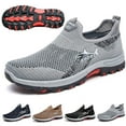 thumbnail image 1 of CHICVOMEY Breathable Walking Sneakers for Men Lightweight Slip-On Sneakers with Slip-Resistant for Running Trekking Camping, 1 of 9