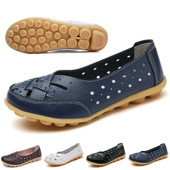 CHICVOMEY Comfort Orthopedic Loafers for Women Breathable Mesh Flats Soft Flats for Dressy&Casual Slip-On Flats with Memory Foam