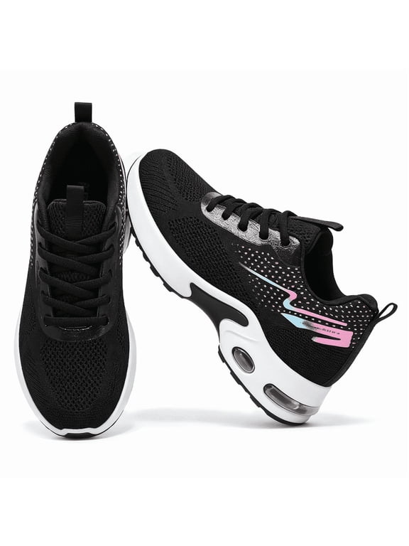 Sneakers for Women Lightweight Tennis Walking Shoes Mesh Breathable Gym Work Fashion Sneakers Casual Running Shoes