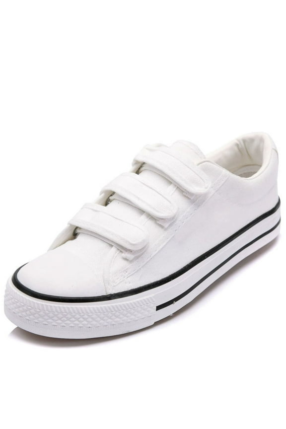 Comfort Platform Sneakers for Women Fashion Sneakers Non-Slip Casual Slip On Walking Shoes with Velcro Straps