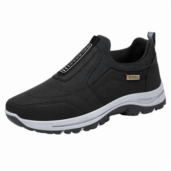CHICVOMEY Comfort Sneakers for Men Lightweight Slip On Hiking Shoes Non-slip Shock Absorbing Casual Shoes For Daily Wear & Walking