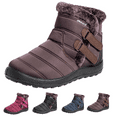 thumbnail image 1 of CHICVOMEY Comfort Winter Snow Boots for Women Waterproof Short Booties with Warm Fur Lined Slip On Ankle Boots for Indoor & Outdoor, 1 of 8