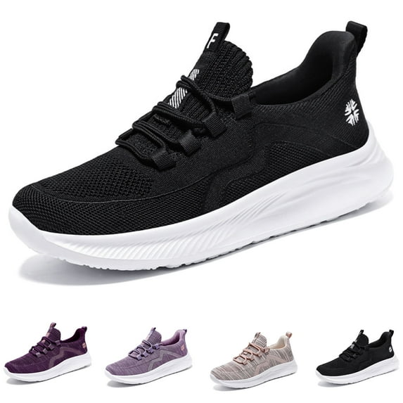 CHICVOMEY Comfort Women's Non-Slip Walking Shoes Lightweight Walking Sneakers Arch Support Athletic Shoes Work&Travel