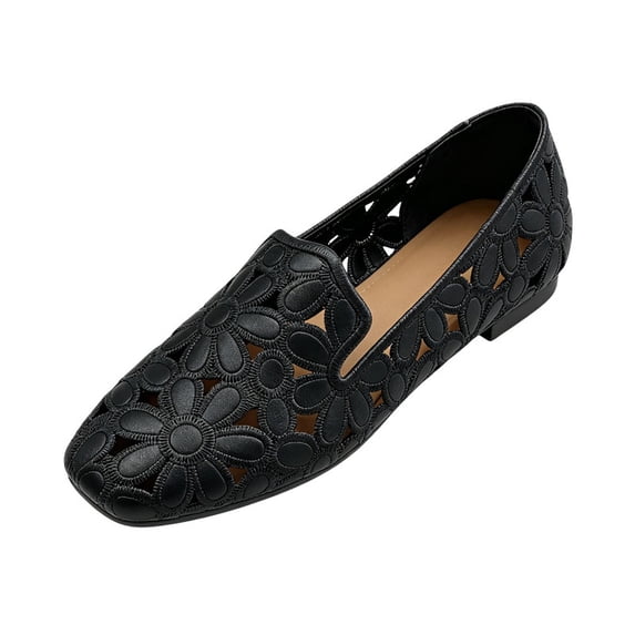 CHICVOMEY Comfortable Loafers for Women Lightweight Slip-on Flat Shoes Fashion Non-slip Walking Shoes Suitable for Daily Wear and Office Work