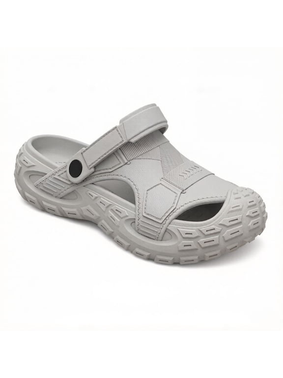 Comfortable Sandals Men Lightweight Platform Slip-on Sandals Fashion Non-slip Sandals Suitable for Beach and Pool
