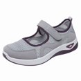 thumbnail image 1 of CHICVOMEY Comfortable Women's Sneakers Lightweight Hook‑and‑Loop Mary Jane Shoes Breathable Mesh Walking Shoes Ideal for Daily Wear & Walking, 1 of 8