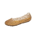 thumbnail image 1 of CHICVOMEY Comfortable Womens Flats Lightweight Slip-on Jelly Shoes Casual Non-slip Flat Shoes Suitable for Holiday and Beach, 1 of 8