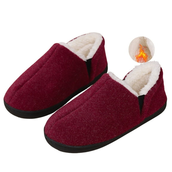 CHICVOMEY Comfy Warm Slippers for Women Memory Foam Winter House Slippers Slip-On Shoes Bedroom Slippers for Indoor Outdoor