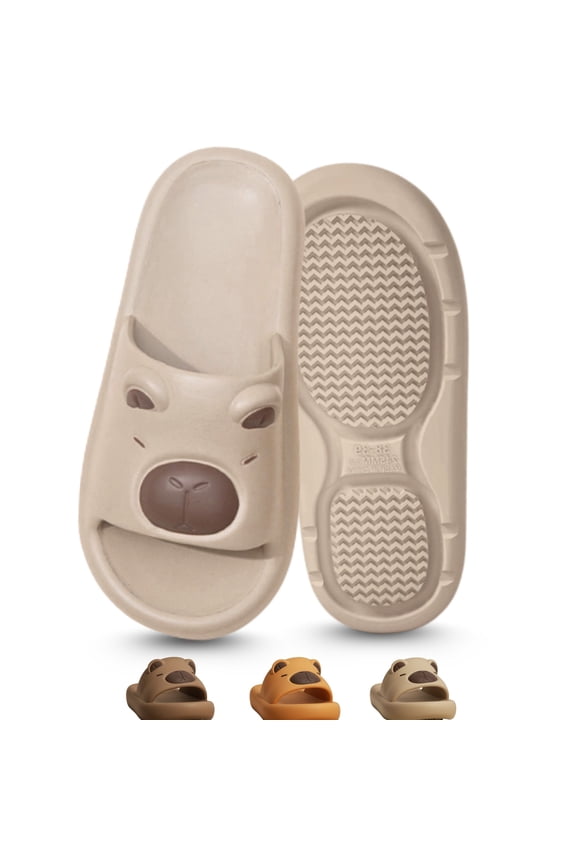 Cute Slippers for Women Animals Shower Sandals Anti-Slip Cushion Thick Sole Slides Sandals House Slippers