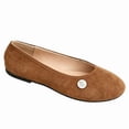 thumbnail image 1 of CHICVOMEY Flats for Women Comfortable Dressy Round Toe with Anti-Slip Sole Convenient Slip on Shoes for Casual Formal Workplace, 1 of 8