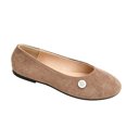 thumbnail image 1 of CHICVOMEY Flats for Women Comfortable Dressy Round Toe with Anti-Slip Sole Convenient Slip on Shoes for Casual Formal Workplace, 1 of 8