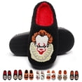 thumbnail image 1 of CHICVOMEY Funny Halloween Slippers for Women Men Fuzzy Memory Foam Cute Slippers Fluffy Warm Comfort Indoor&Outdoor House Couple Slippers, 1 of 5