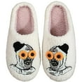 thumbnail image 1 of CHICVOMEY Funny Halloween Slippers for Women Men Fuzzy Memory Foam Cute Slippers Fluffy Warm Comfort Indoor&Outdoor House Couple Slippers, 1 of 5