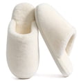 thumbnail image 1 of CHICVOMEY Fuzzy Slippers Womens Mens Unisex Warm Fluffy House Shoes Comfortable Anti Slip Indoor Bedroom Slipper Plush House Slipper, 1 of 9