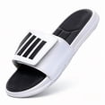 thumbnail image 1 of CHICVOMEY Slides for Women Men Adjustable Hook and Loop Lightweight Slip On Comfortable Vacation Beach Sandals Indoor Outdoor, 1 of 7