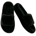 thumbnail image 1 of CHICVOMEY House Slippers for Women Fuzzy Open-Toe with Memory Foam House Shoes Plush Cozy Faux Fur Slippers Indoor Outdoor, 1 of 8