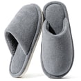 thumbnail image 1 of CHICVOMEY House Slippers for Women with Memory Foam Breathable Indoor House Shoes Slip on Slipper Fuzzy Slipper for Winter Non Slip Outsole, 1 of 8