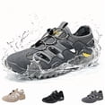 thumbnail image 1 of CHICVOMEY Men's Closed-Toe Water Sandals Quick Drying Hiking Shoes Summer Beach Sandals for Men Adjustable Comfortable Slip-On for Outdoor Camping Casual Wear, 1 of 10