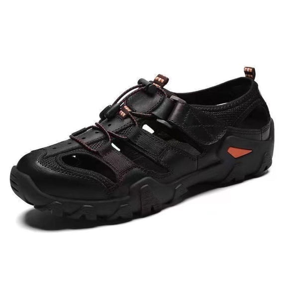 CHICVOMEY Men‘s Waterproof Hiking Sandals Closed Toe Water Sandals Outdoor Sport Sandals Summer Sandals with Adjustable for Beach Sport Fishing Walking